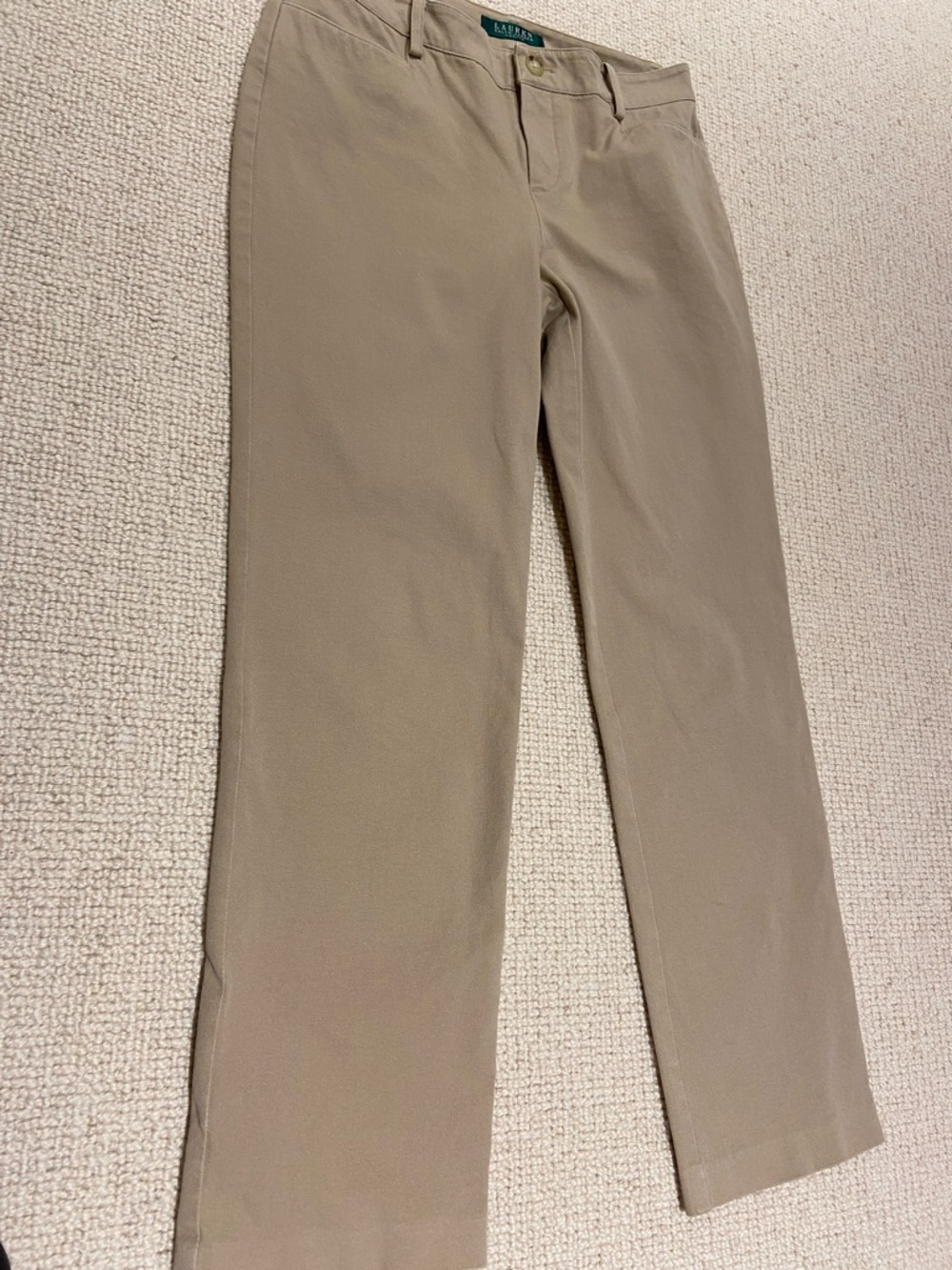 Lauren Ralph Lauren Khaki/Tan Dress Pants